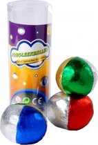 Angel Toys 3 Jongleerballen Metallic 6cm
