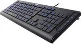 A4Tech KD-600L USB QWERTY Engels Zwart toetsenbord