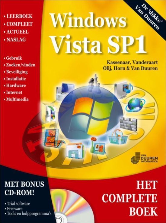 Cover van het boek 'Het Complete Boek: Windows Vista + CD-ROM' van Peter Kassenaar en P Kassenaar