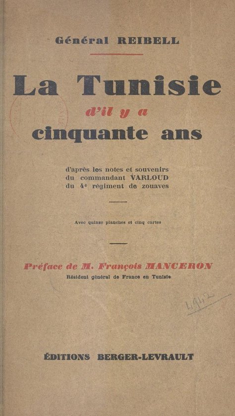 La Tunisie d'il y a cinquante ans - cover