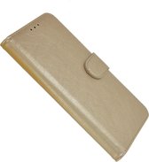 Pearlycase Hoes Wallet Book Case Goud voor Huawei P30 Pro