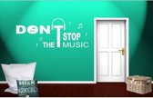 Don't stop the music - Muursticker