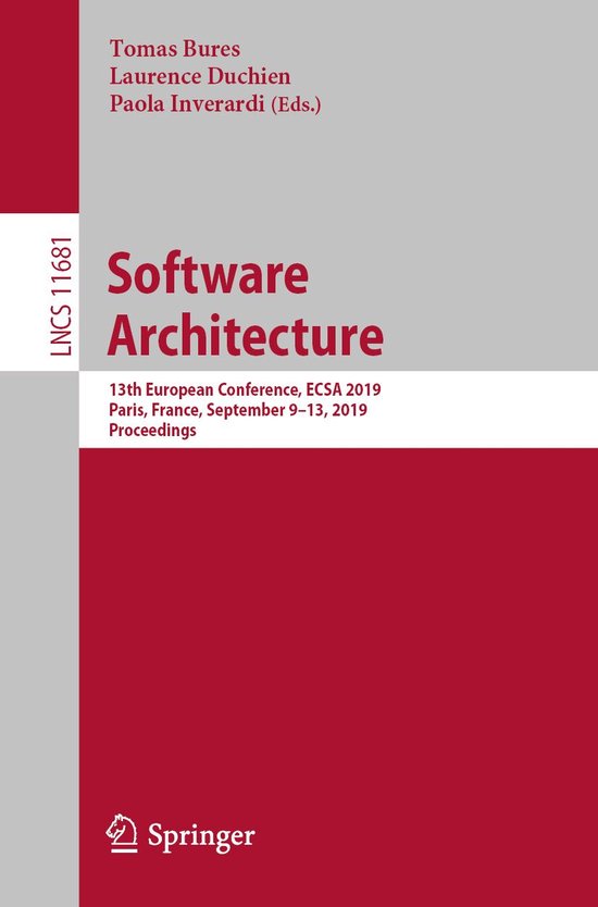 Springer Nature Proceedings Computer Science - Software Arch ... - cover