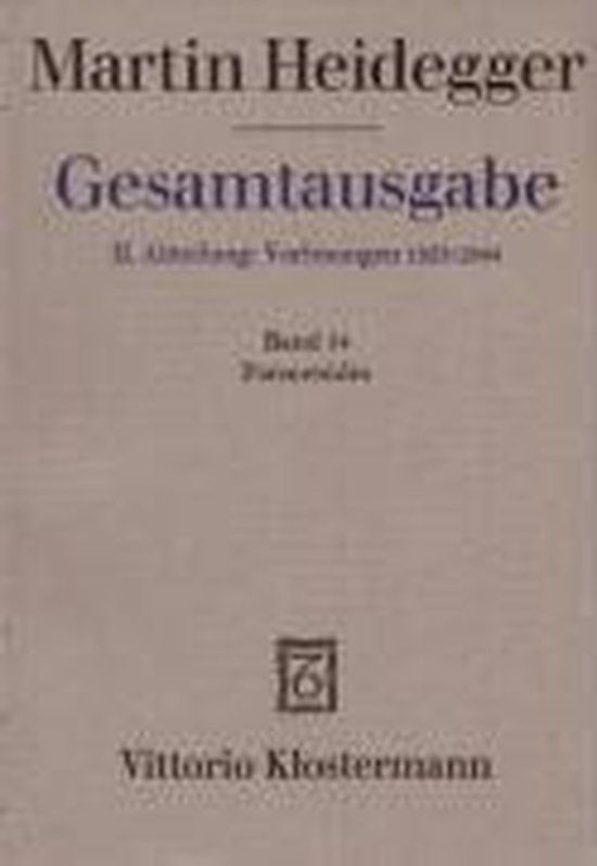Martin Heidegger, Parmenides 9783465025436 Martin Heidegger Boeken bol