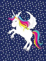 Unicorn School Supplies Composition Notebook 200 Pages (100 Sheets)