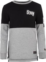 Retour Jeans Jongens Trui - Ash grey melange - Maat 122/128