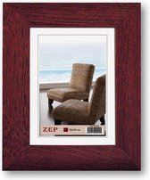 ZEP -  Houten Fotolijst Thabor Rood/Bruin voor foto formaat 13x18 - M4582BU