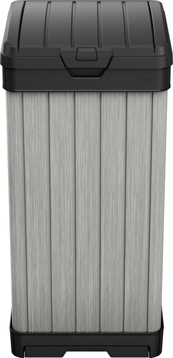 Keter - (Buiten) Prullenbak Rockford - 110 Liter - Deco Grijs