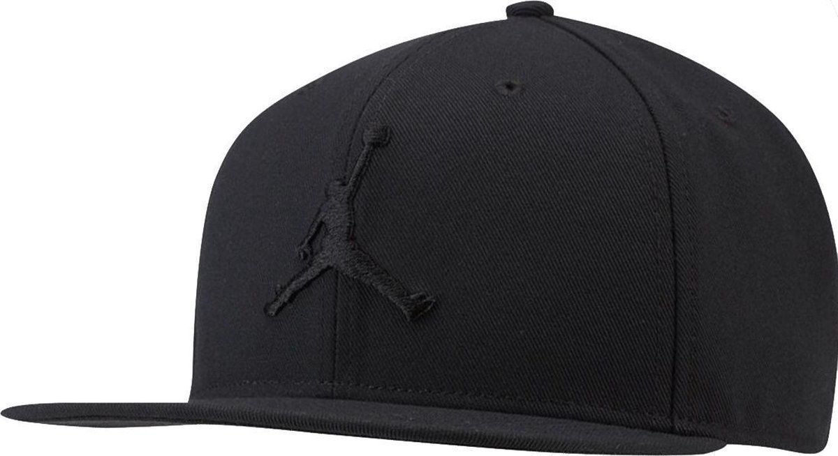 Nike Jordan Pro Jumpman Snapback Unisex Sportcap -  Black/Black/Black/(Black) | bol.com