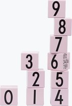 Design Letters houten cijferblokken pink