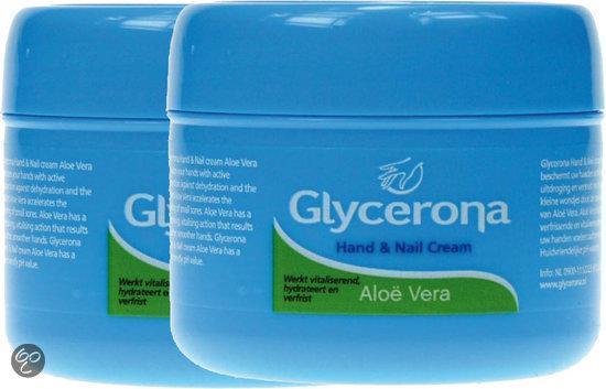 Nauw waterbestendig Geliefde Glycerona Aloe Vera - Hand & Nail Cream - 2 x 150 ml - Voordeelverpakking |  bol.com