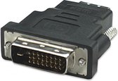 TECHly IADAP-DVI-HDMI-F DVI / HDMI Adapter [1x DVI-stekker 24+1-polig - 1x HDMI-bus] Zwart