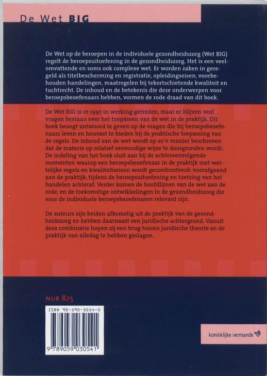 De wet big 9789059030541 E.M. Hoorenman Boeken De wet big 9789059030541 E.M. Hoorenman Boeken