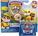 Paw Patrol Action Pup & Badge - Rubble