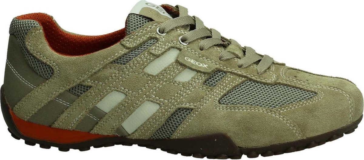 Geox U Snake K herensneaker U4207K Natuur