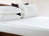 Zijden hoeslaken, 100% zijde, 600thread count (22momme), Crème wit 180x220cm