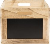 Chalkboard wooden crate
