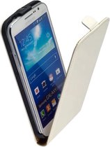 Lelycase Lederen Wit Flip Case Cover Hoesje Samsung Galaxy Grand 2 G7100 / G7102