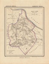 Historische kaart, plattegrond van gemeente Meerlo in Limburg uit 1867 door Kuyper van Kaartcadeau.com