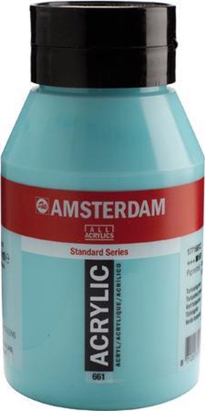 Amsterdam Acrylverf 661 Turkooisgroen 1L