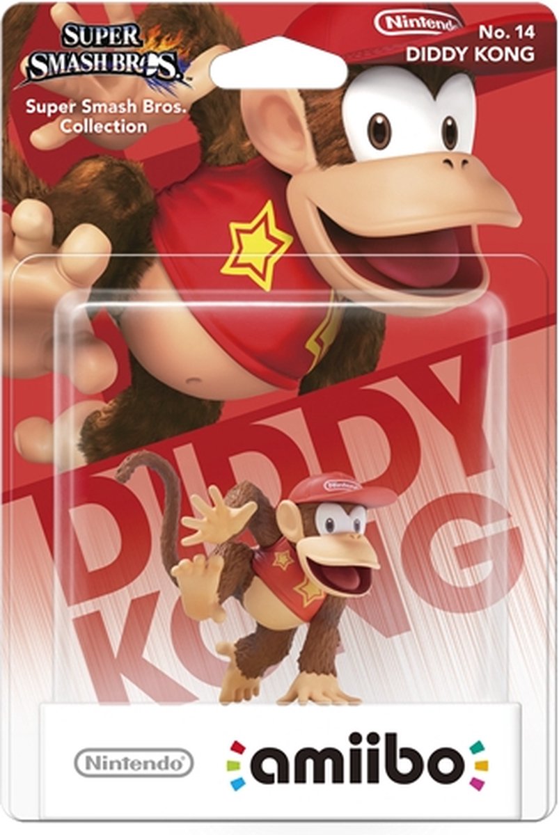 Nintendo amiibo figuur - Diddy Kong (WiiU + New 3DS)