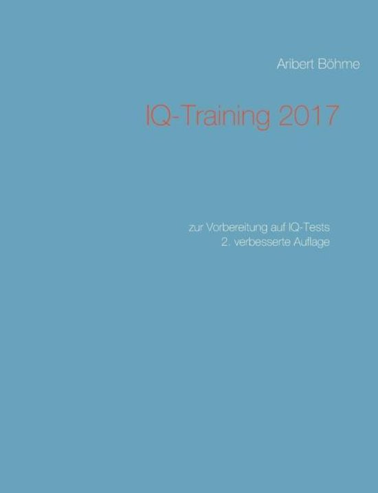IQ-Training 2017 - cover