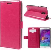 Kds PU Leather Wallet case cover hoesje Samsung Galaxy Note 3 Neo roze