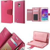 Mercury Rich Dairy wallet case hoesje Samsung Galaxy Note Edge donker roze