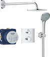 GROHE Grohtherm Perfect doucheset - inbouw regendouche - ø 21 cm - met Rainshower Cosmopolitan douchekop - Chroom