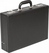 Tassia Attachékoffer - Aktetas - Laptoptas - Uitbreidbaar Werktas – Zwart (AT1590)