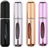 Mini Parfum Flesje 4-PACK | Lipstick Formaat Navulbare Parfum Verstuiver