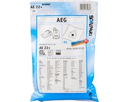 Scanpart stofzuigerzakken 4 stuks - Geschikt voor AEG Aventure, Ergo Essence, Salomon, T2, Vampyr 5000 - Electrolux - Gr 28S E53N ES53 - Inclusief 1 filter - Alternatief