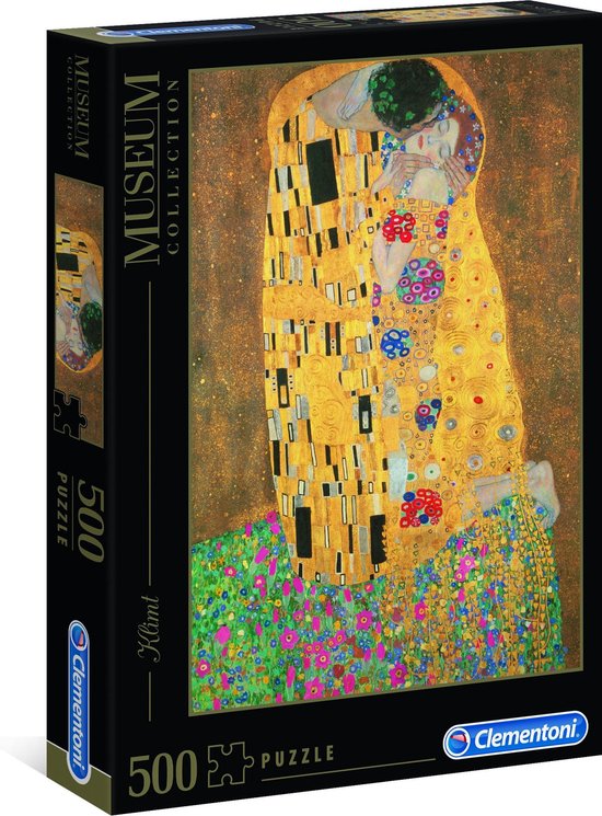 Clementoni - Museum Puzzel Collectie - Klimt, Der Kuss - 500 stukjes, puzzel  volwassenen | bol.com