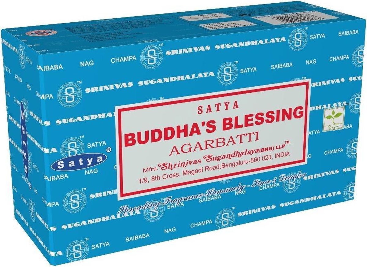Satya Wierook Buddha's Blessing Box 12 pakjes á 15 stokjes - Satya