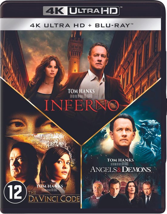 Inferno - Angels & Demons - The Da Vinci Code (4K Ultra HD Blu-ray)