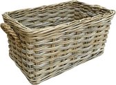 Sweet Living Opbergmand Jute Handvaten - 70x45xH42 cm