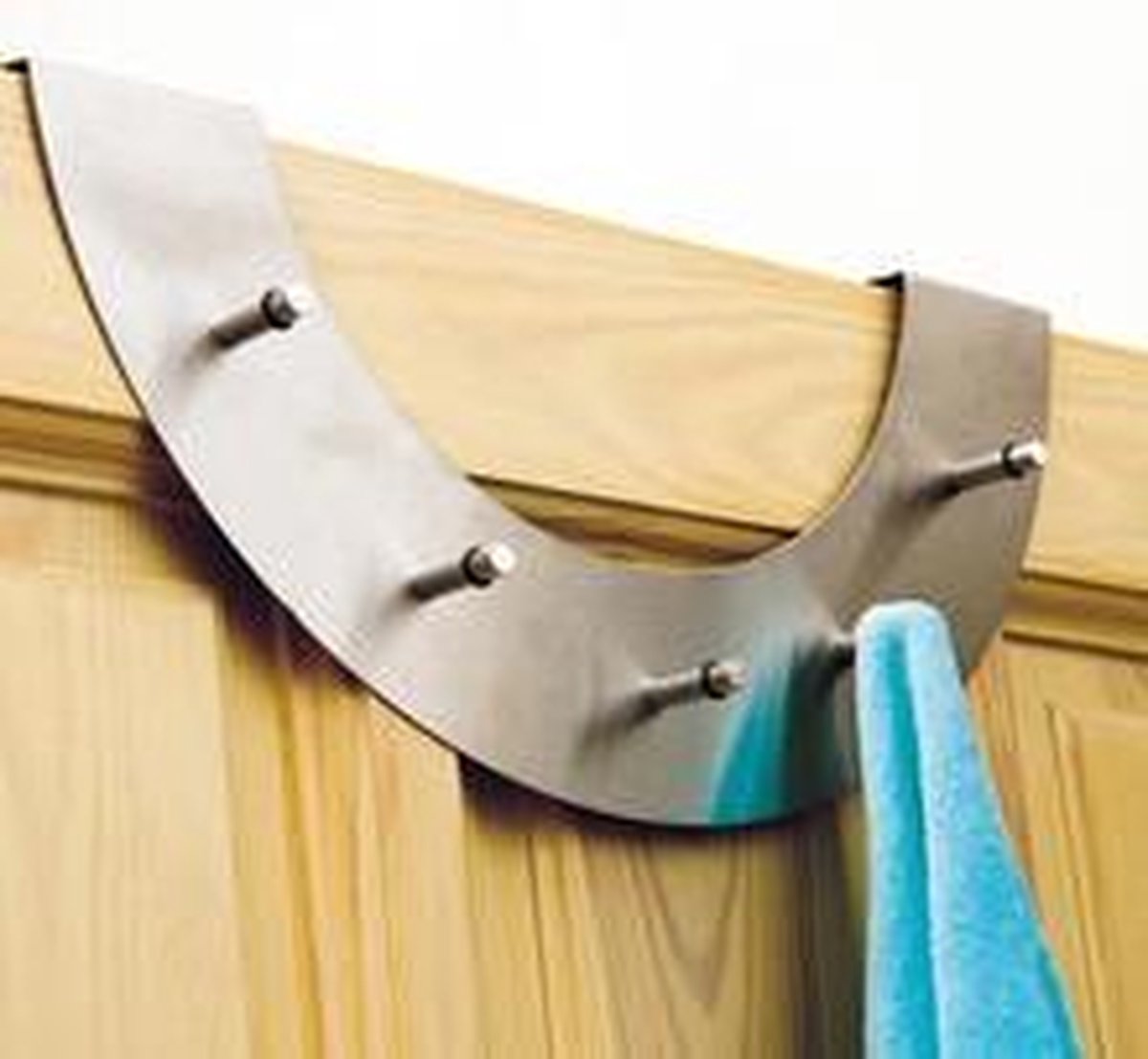 Deurhanger haak rvs 2 stuks