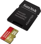 Sandisk Extreme Micro SD kaart - 16GB met adapter