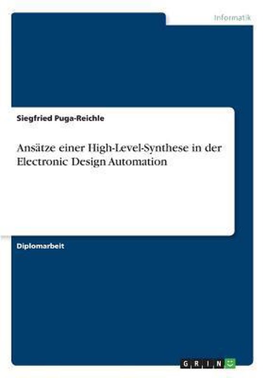 Ansätze einer High-Level-Synthese in der Electronic Design  ... - cover