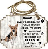 Spreukenbordje hond: Welsh Corgi Cardigan