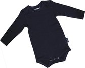 KinderBasics Romper Envelophals & lange mouw - Navy - 80