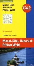 Falk Regionalkarte 11. Mosel, Eifel, Hunsrück, Pfälzer Wald 1 : 150 000