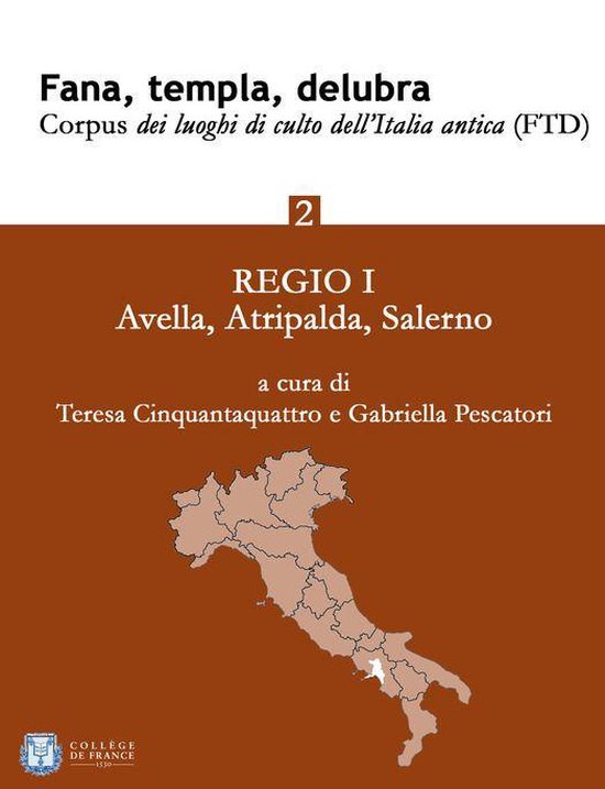 Institut des civilisations 2 - Fana, templa, delubra. Corpus ... - cover
