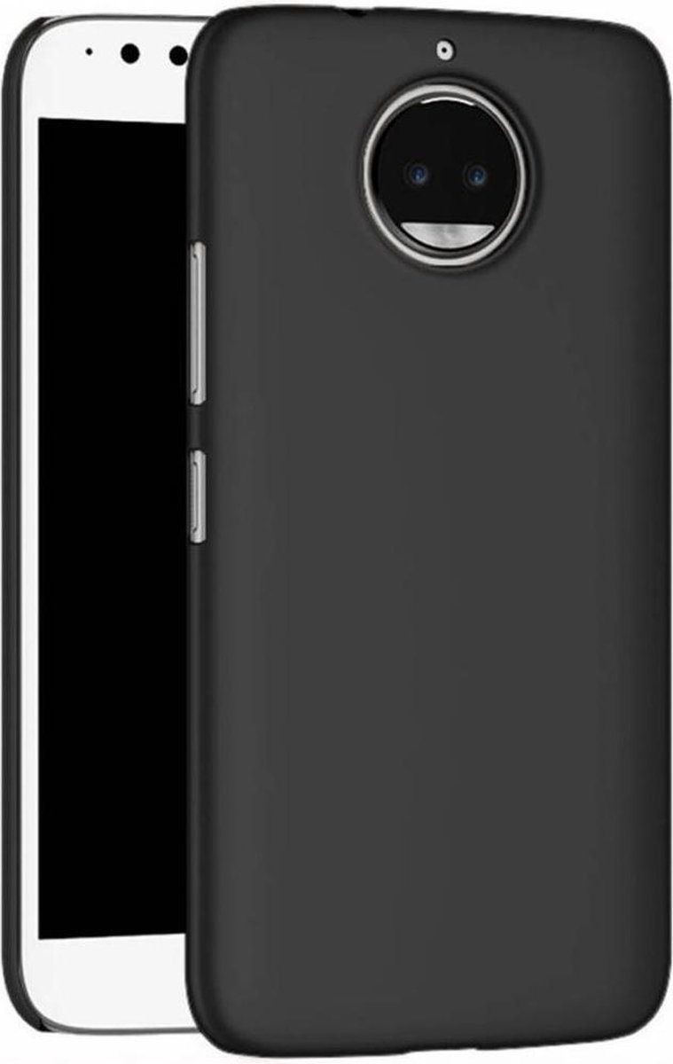 Motorola Moto G5S Plus zwart colour tpu silicone hoesje
