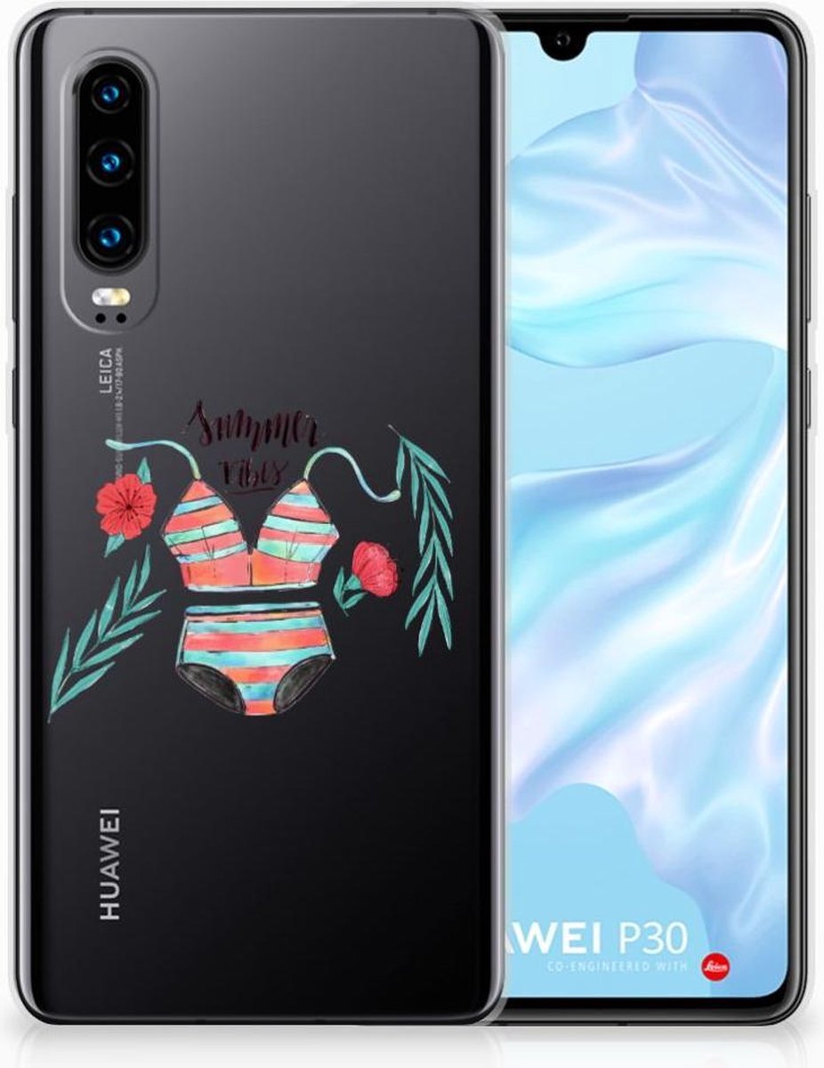Huawei P30 Telefoonhoesje met Naam Boho Summer