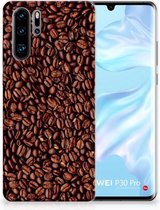 Huawei P30 Pro Uniek TPU Hoesje Koffiebonen