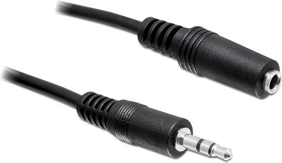 Delock - Kabel Audio Klinke 3,5 mm Stecker / Buchse 3 m | bol.com