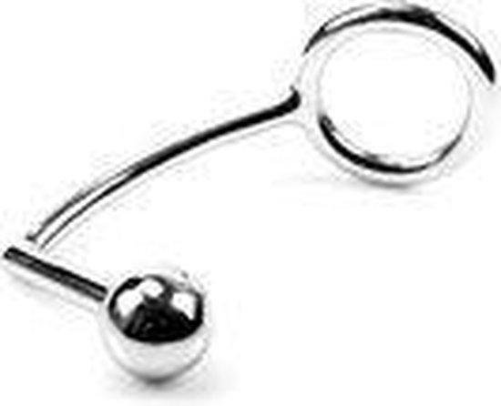 Cockring inox avec plug anal Ø 50 mm