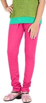 Kinder Legging | 4 Stuks | Roze en Grijs | Maat 140-152 | 95% Katoen