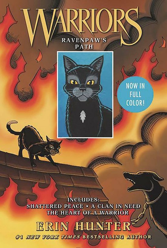 Warriors Ravenpaw's Path Shattered Peace, A Clan in Need, Th ... - cover
